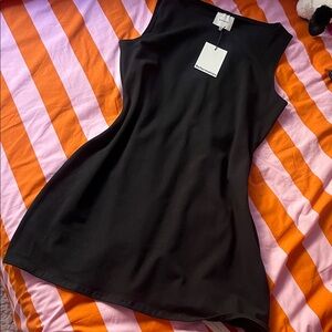 Reformation Black Mini Dress